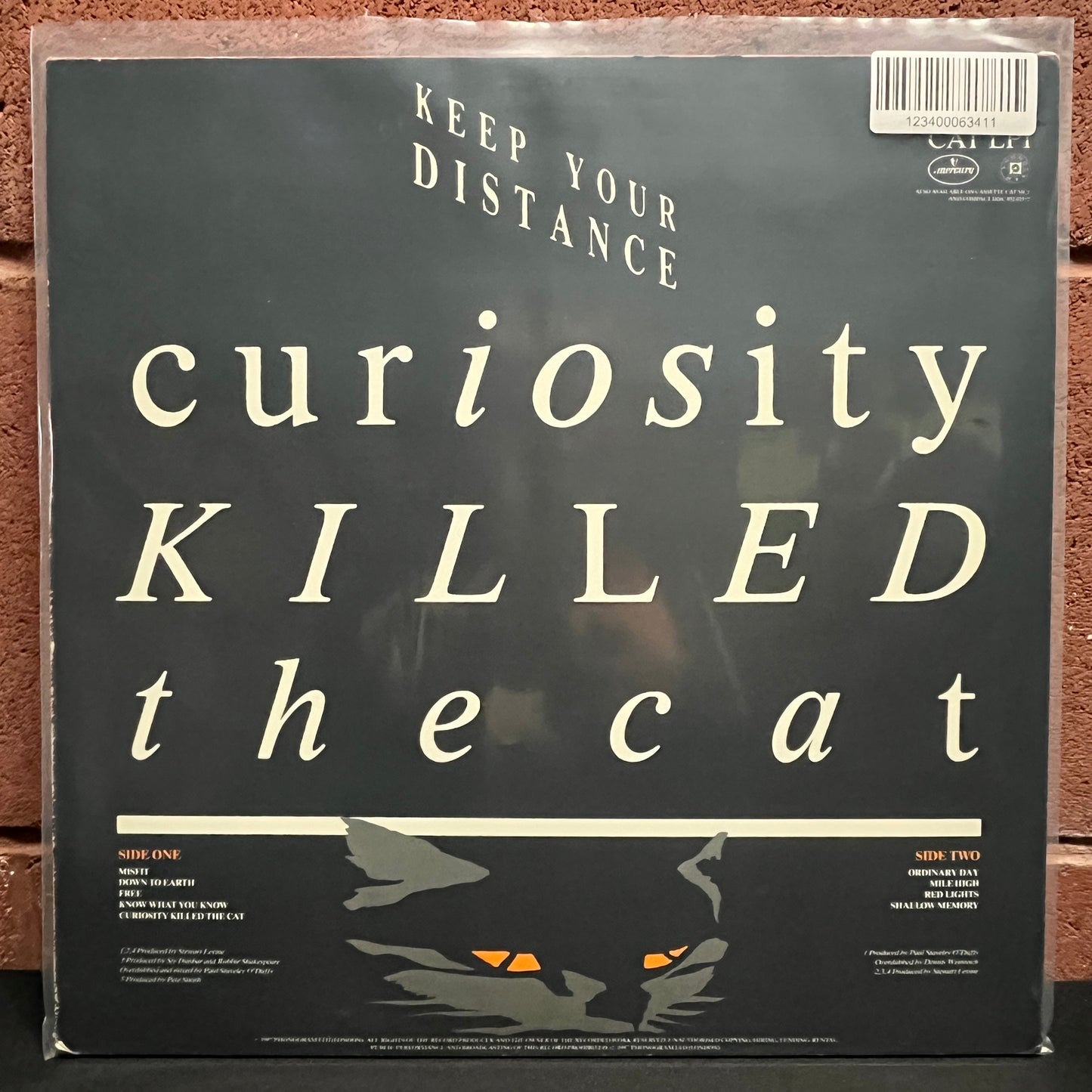 Used Vinyl: Curiosity Killed The Cat "Keep Your Distance" LP (1987 UK Press)