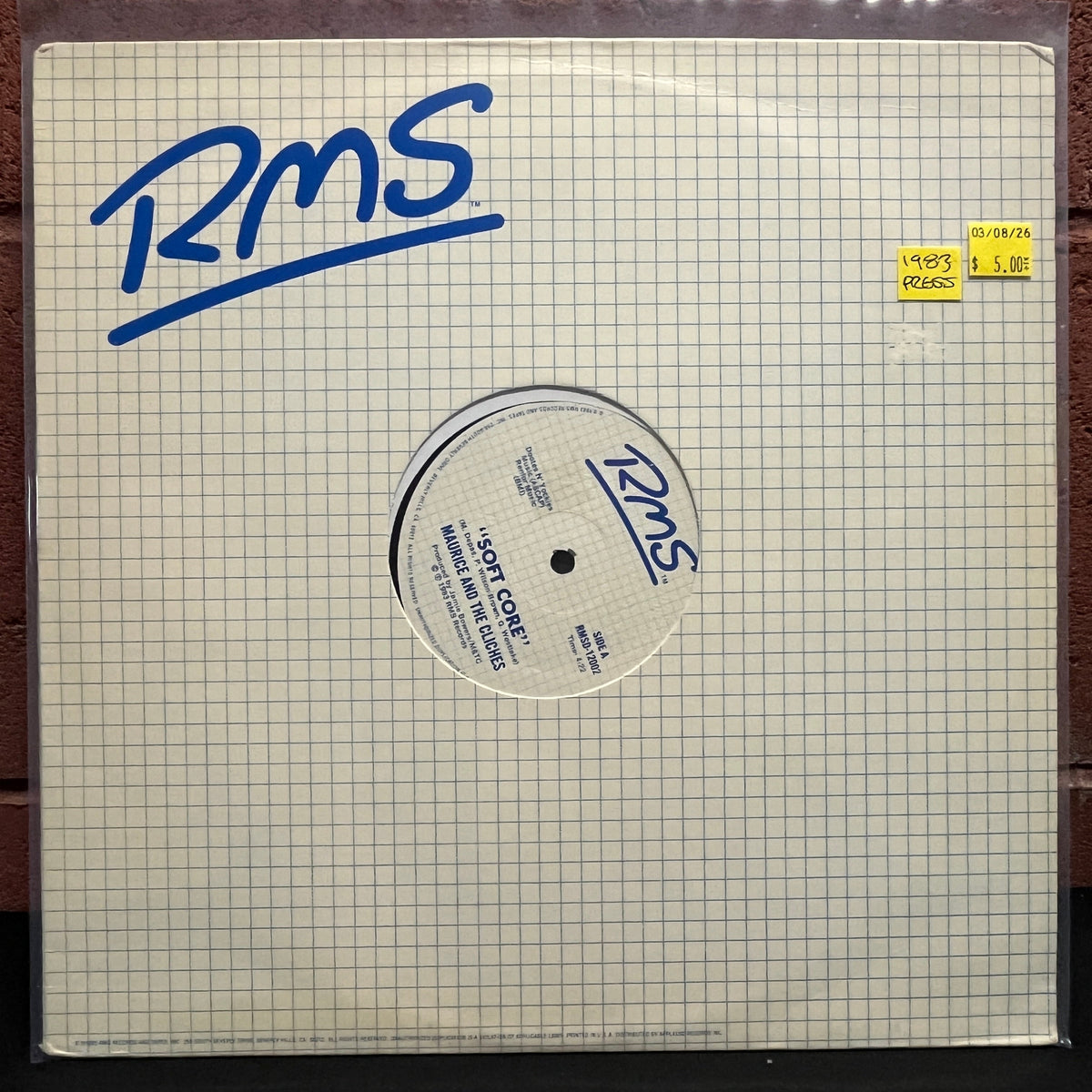 Used Vinyl: Maurice And The Cliches "Soft Core" 12" (1983 Press)