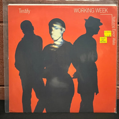Used Vinyl: Working Week "Testify" 12" (1990 UK Press)