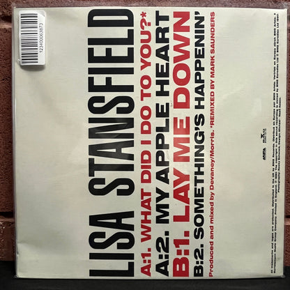 Used Vinyl: Lisa Stansfield ‎"What Did I Do To You?" 10" (1990 Press - Clear Vinyl)