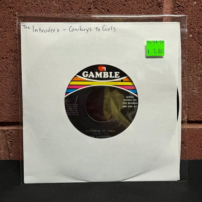 Used Vinyl: The Intruders "Cowboys To Girls / Turn The Hands Of Time" 7" (1968 US Press)