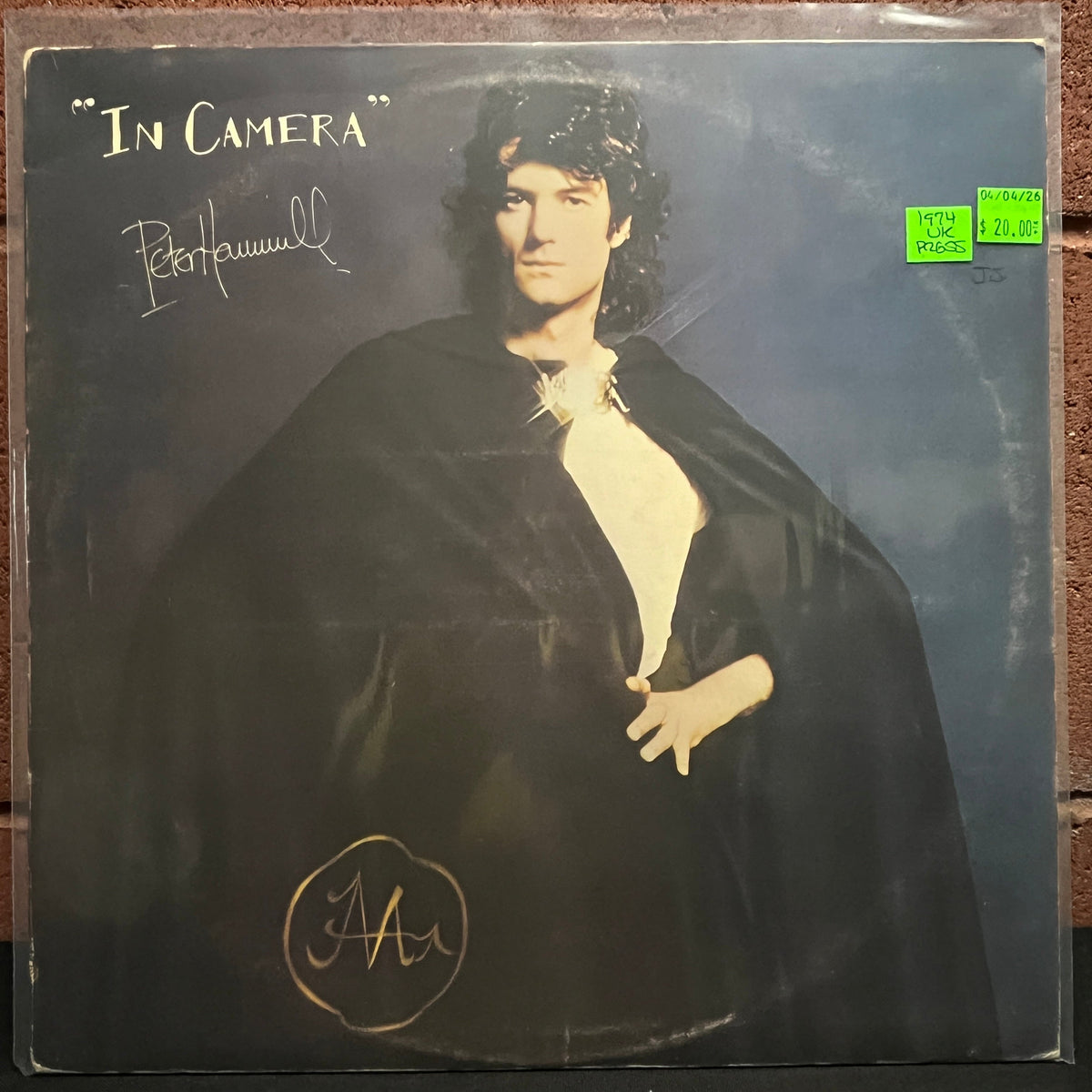 Used Vinyl: Peter Hammill ‎"In Camera" LP (1974 UK Press)