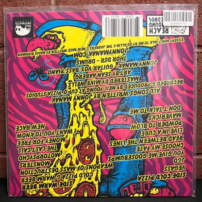 Used Vinyl: Jonny Manak And The Depressives "Cold Pizza & Warm Beer" LP (2015 Press - Hot Pink Vinyl)