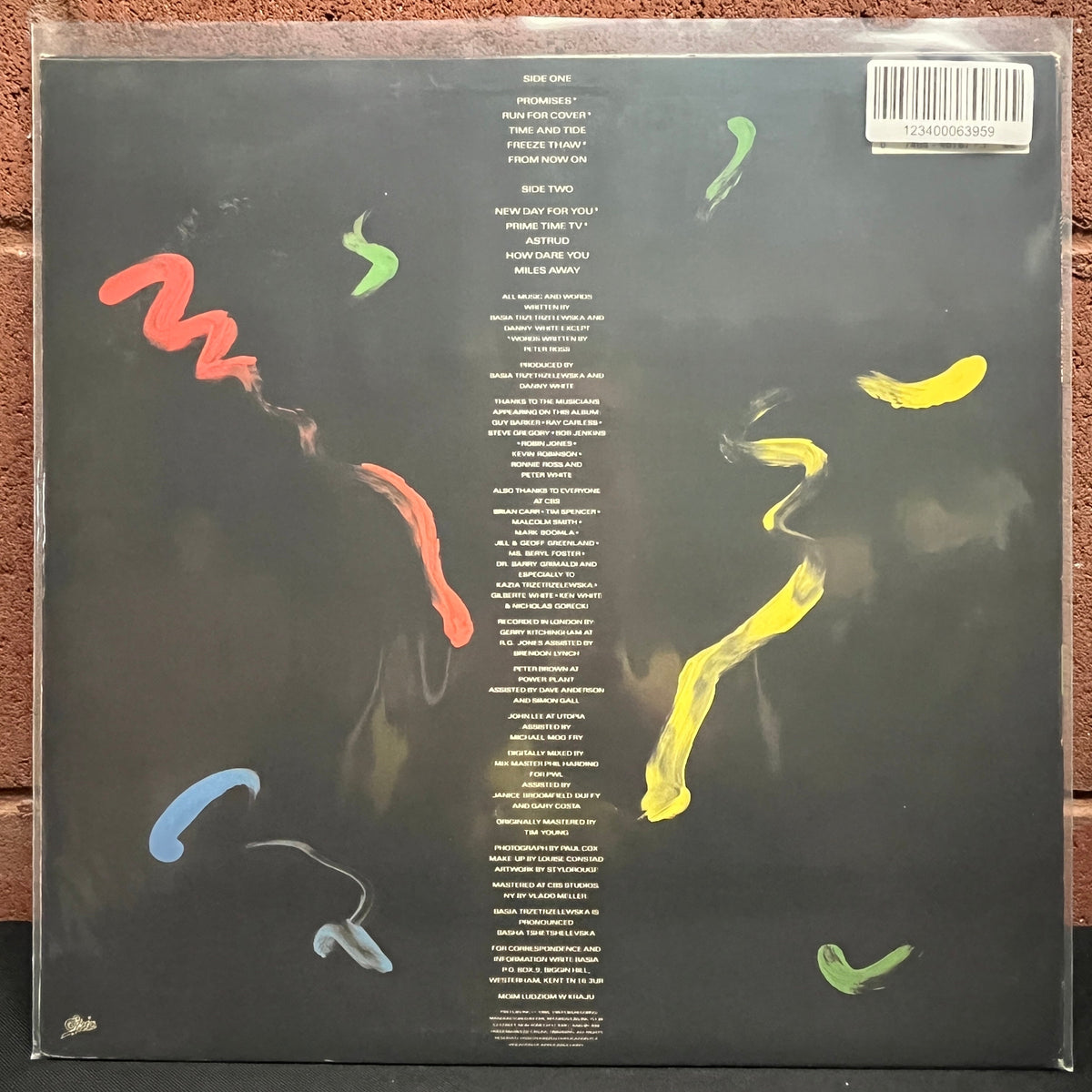 Used Vinyl: Basia ‎"Time And Tide" LP (1987 Press)