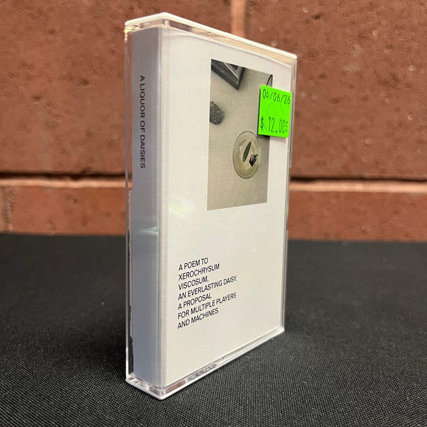 Used Cassette: Lisa Lerkenfeldt "A Liquor Of Daisies" Tape