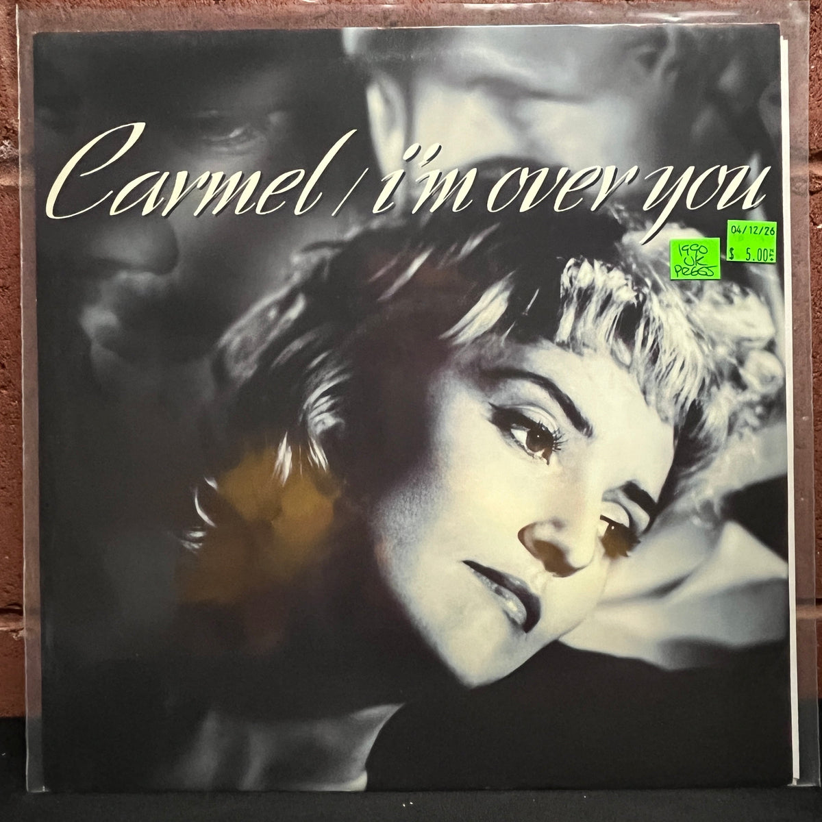 Used Vinyl: Carmel "I'm Over You" 12" (1990 UK Press)