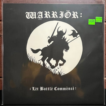 Used Vinyl: Warrior "Let Battle Commence" LP (2020 Press)