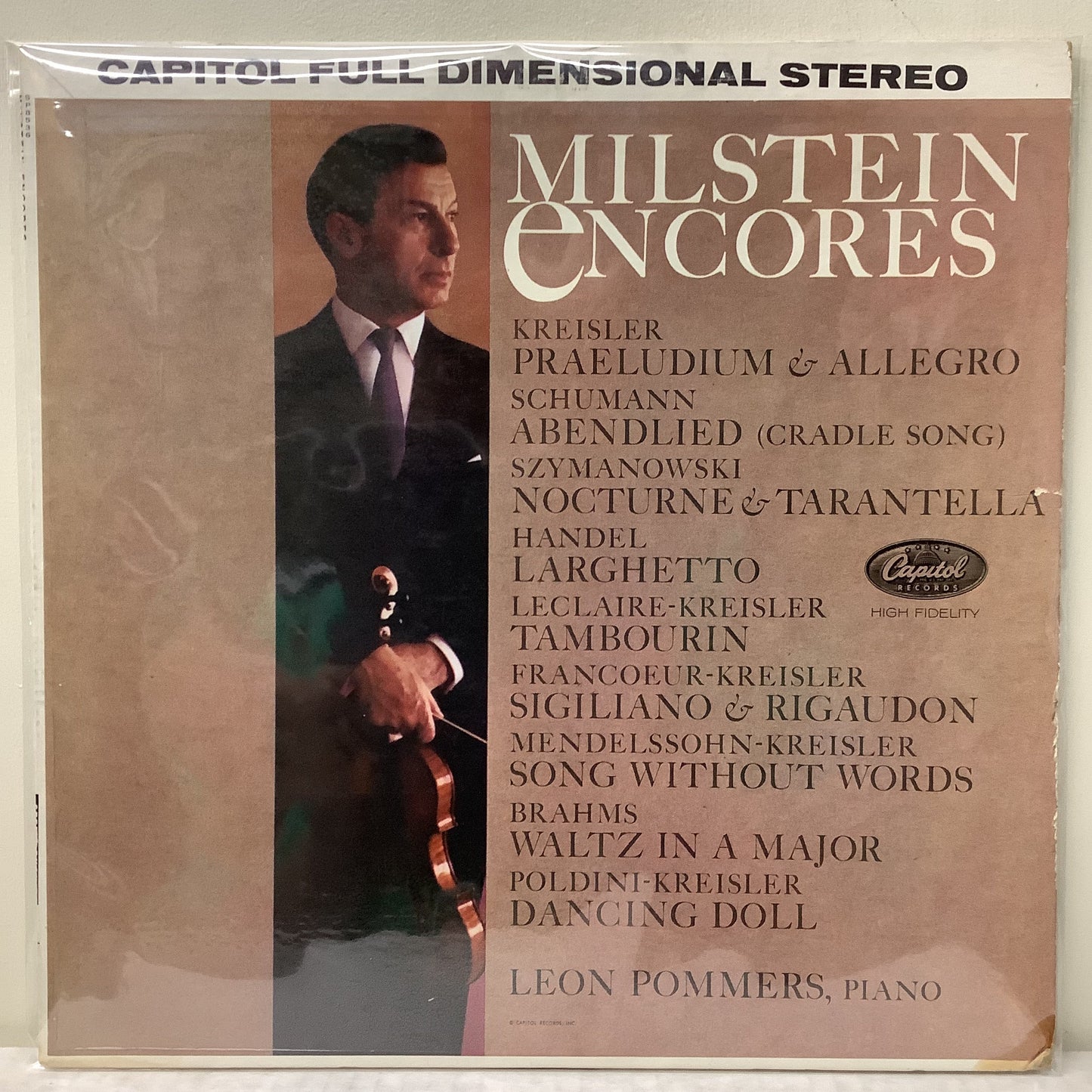 Nathan Milstein - Encores - Capitol LP