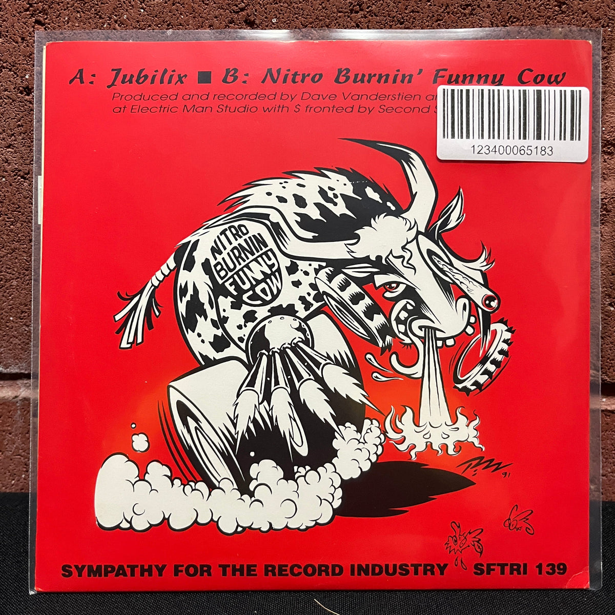 Used Vinyl: Iowa Beef Experience "Jubilix..." 7" (1991 Press - Red Vinyl)