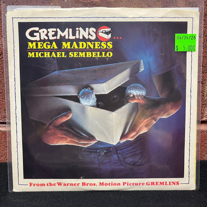 Used Vinyl: Michael Sembello / Jerry Goldsmith ‎"Gremlins...Mega Madness" 7" (1984 Press)