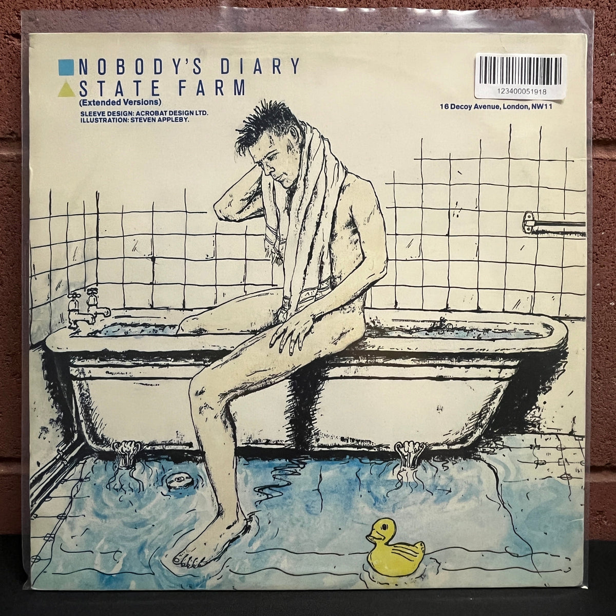 Used Vinyl: Yazoo "Nobody's Diary / State Farm" 12" (1983 UK Press)