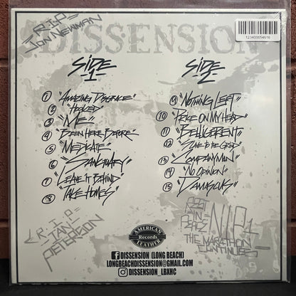 Used Vinyl: Dissension "Amazing Disgrace" LP