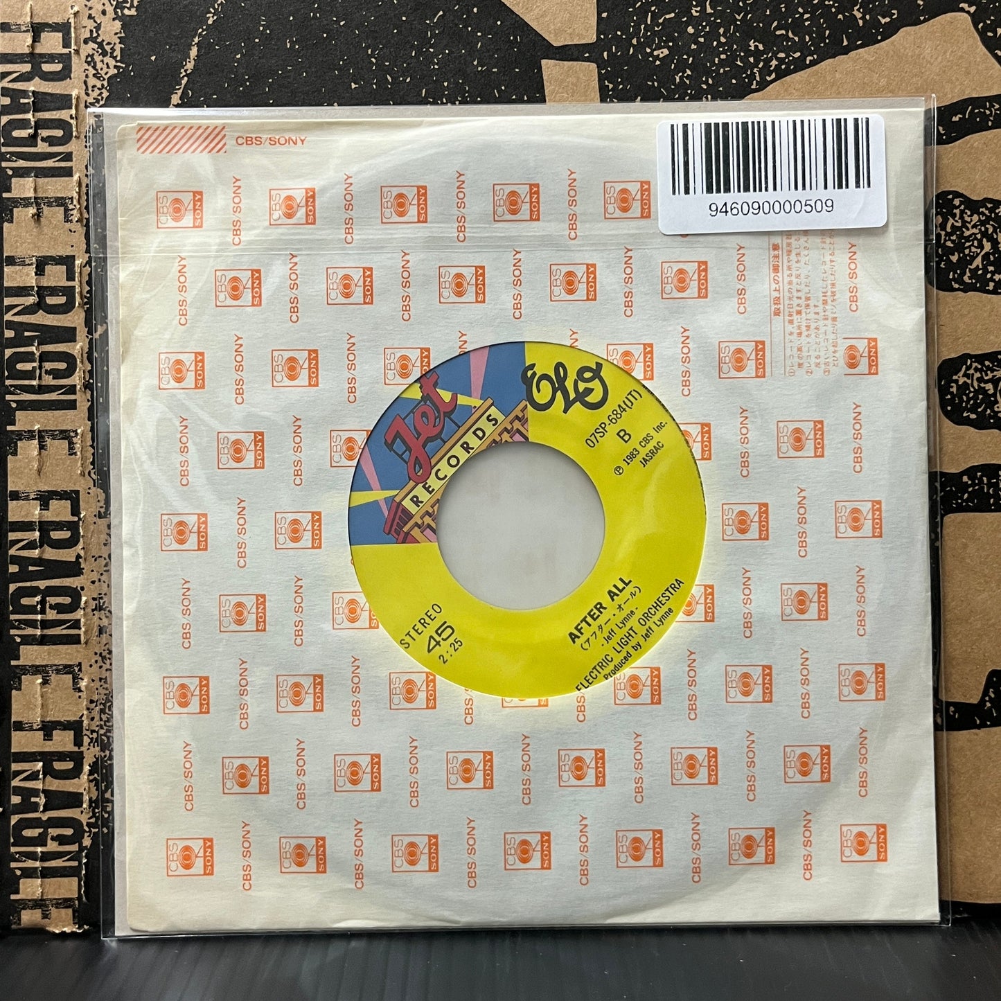 Used Vinyl: Electric Light Orchestra "Secret Messages / After All" 7" (Japanese Press)