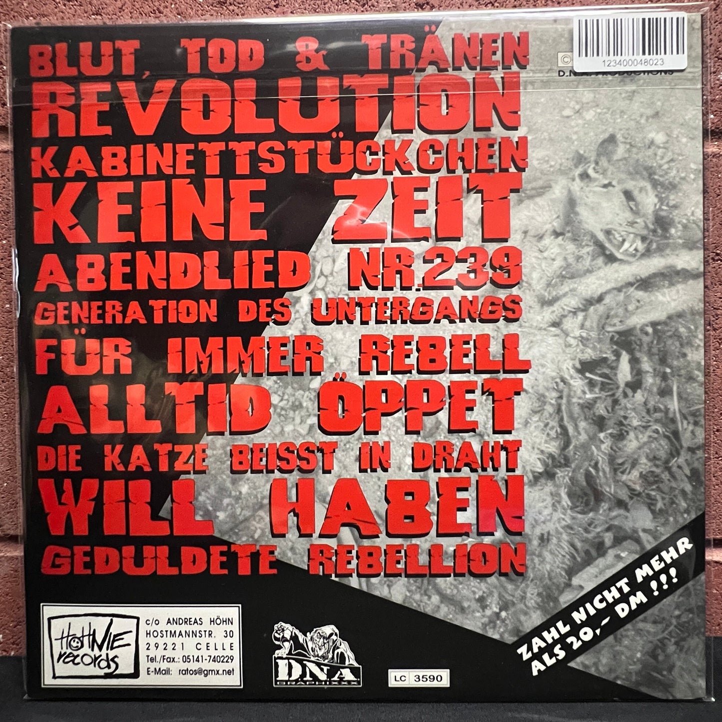 Used Vinyl: Rasta Knast "Die Katze Beißt In Draht" LP (White Vinyl)