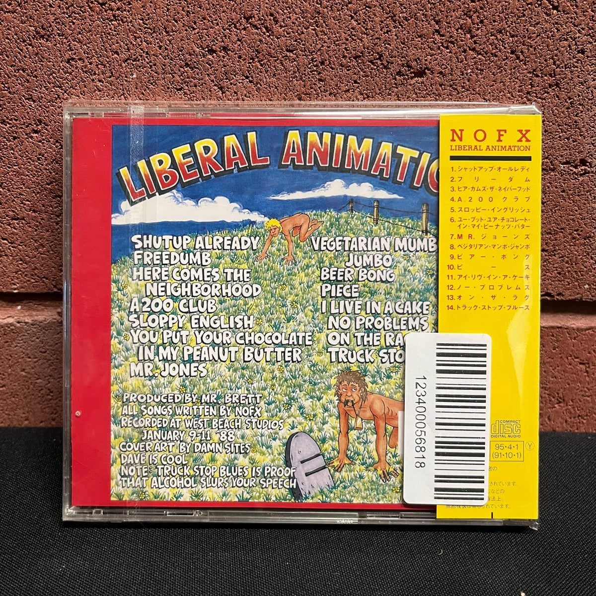 Used CD: NOFX "Liberal Animation" CD (1995 Japanese Press)