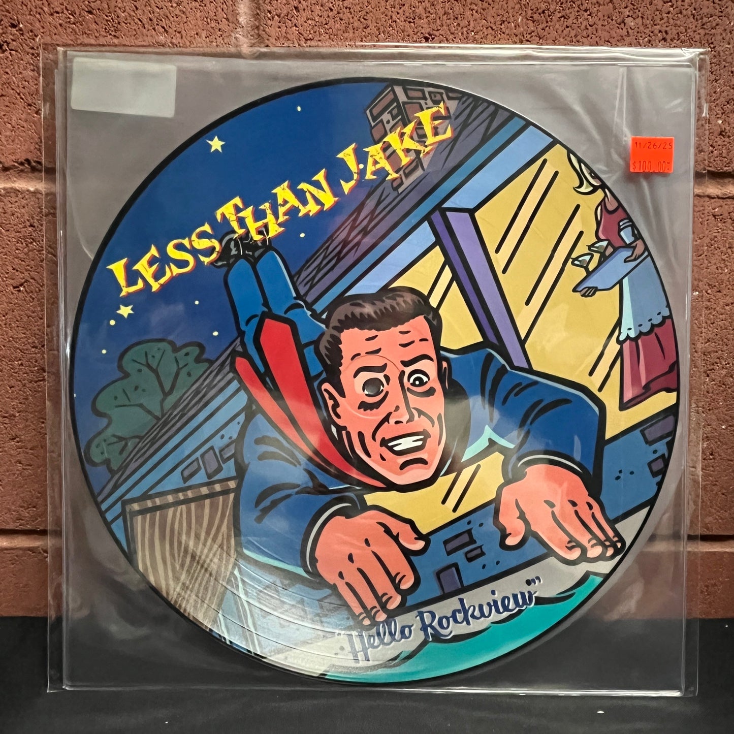 Used Vinyl: Less Than Jake "Hello Rockview" Picture Disc LP (1998 Press. Limited to 1000)