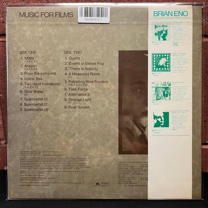 Used Vinyl: Brian Eno "Music For Films" LP (1978 Japanese Promo copy)