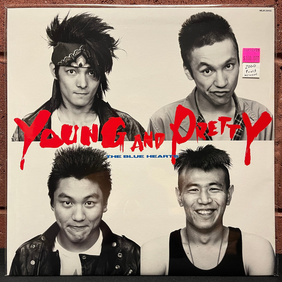 Used Vinyl: The Blue Hearts "Young and Pretty" LP (2000 Japanese Press)