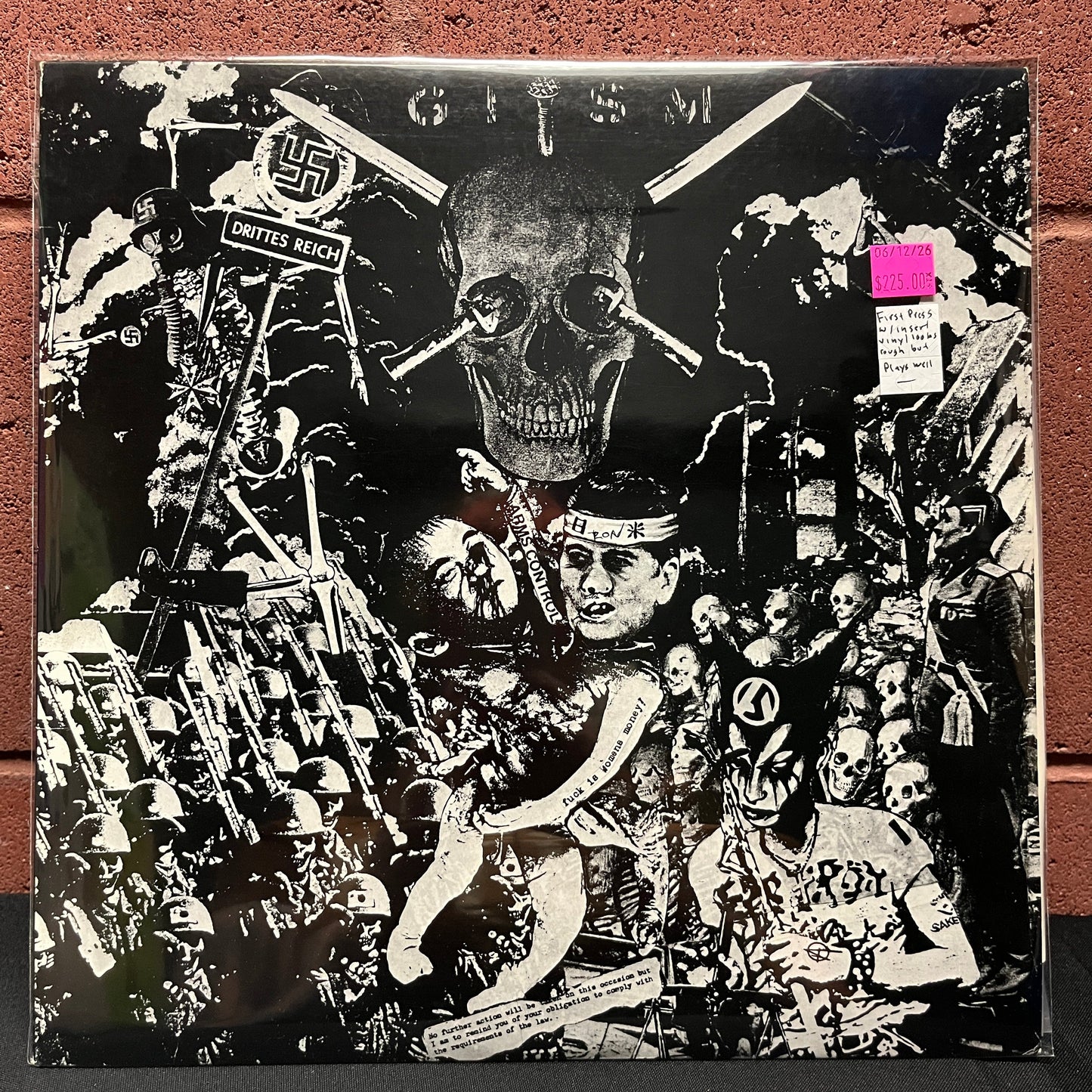 Used Vinyl: GISM "Detestation" LP (1983 Japanese Issue)