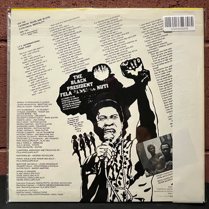 Used Vinyl: Fela Kuti "Black President" LP (1981 Japanese Issue)