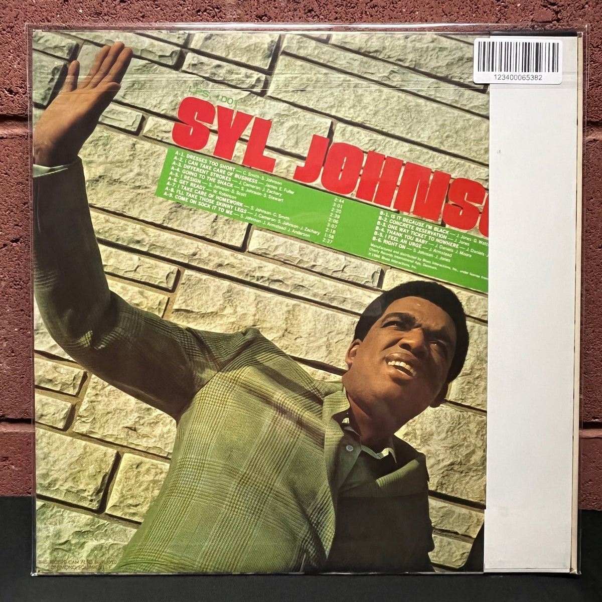 Used Vinyl: Syl Johnson "Is It Because I'm Black" LP (1986 Japanese Issue w/ unique tracklist)