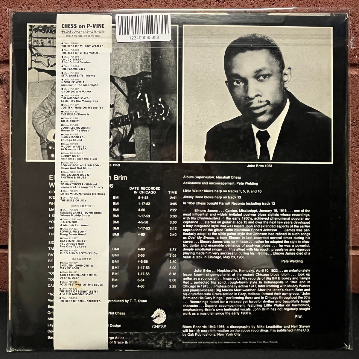 Used Vinyl: Elmore James and John Brim "Whose Muddy Shoes" LP (1983 Japanese Issue)