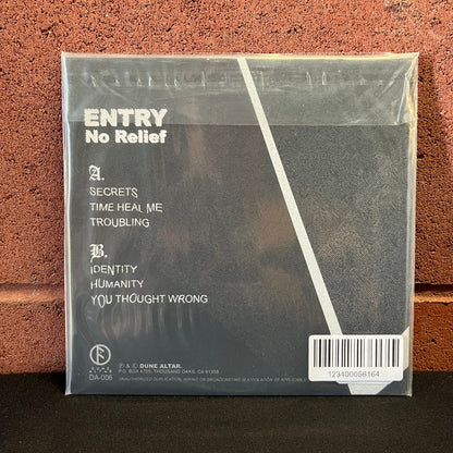 Used Vinyl: Entry "No Relief" 7" (Red Vinyl)