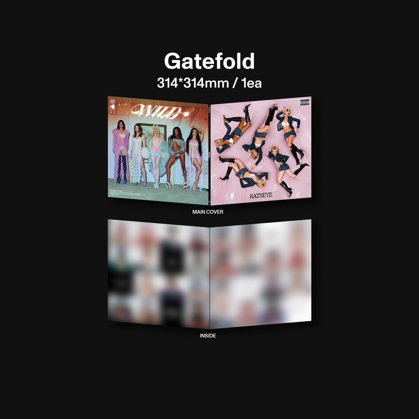 PRE-ORDER: Katseye "Wild" 12" EP (Indie Exclusive Aquamarine Vinyl)