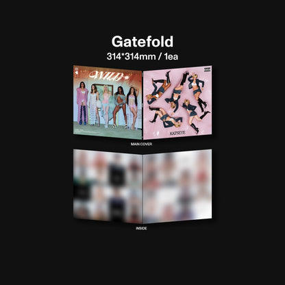PRE-ORDER: Katseye "Wild" 12" EP (Indie Exclusive Aquamarine Vinyl)
