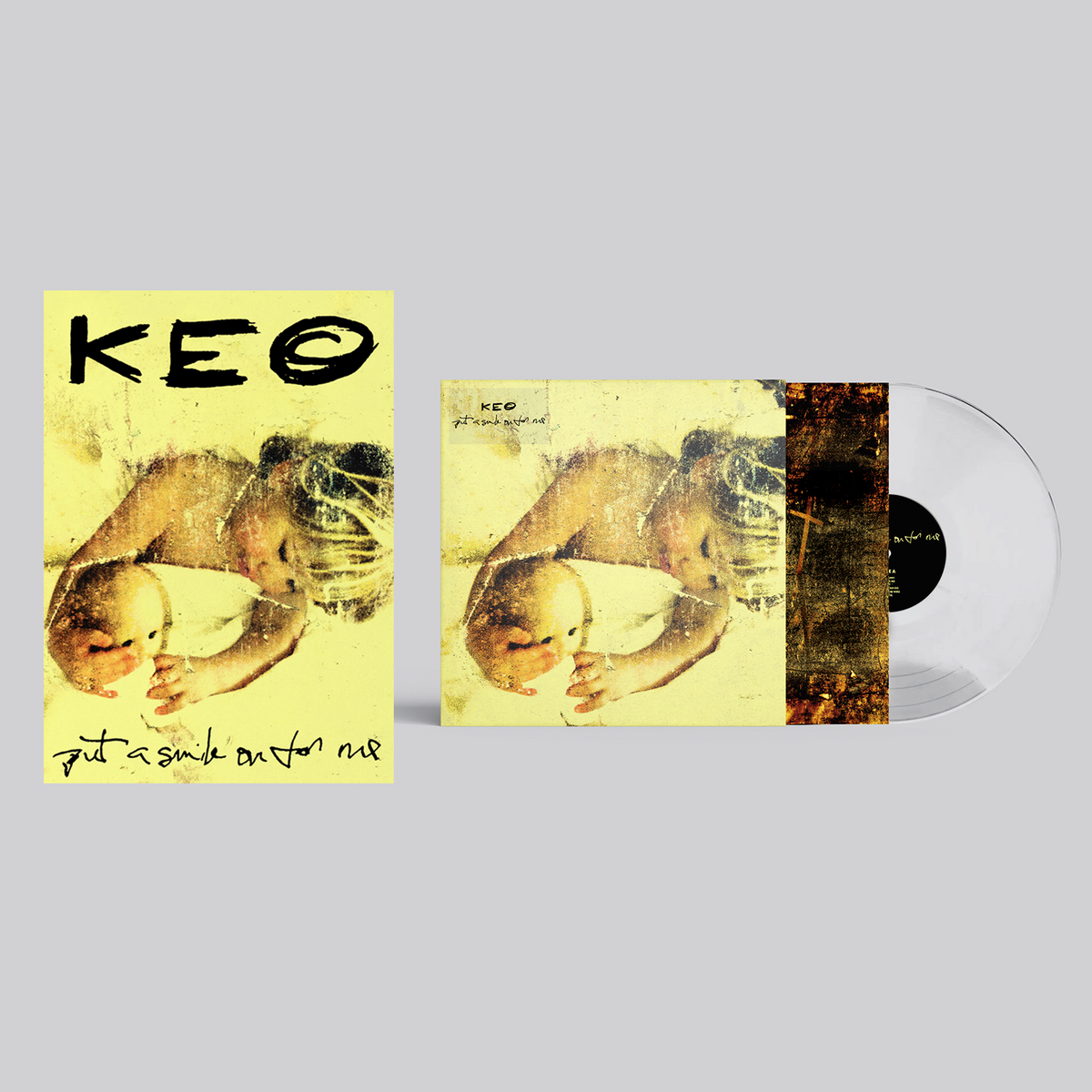 PRE-ORDER: Keo "Put A Smile On For Me" LP (Crystal Clear Vinyl)