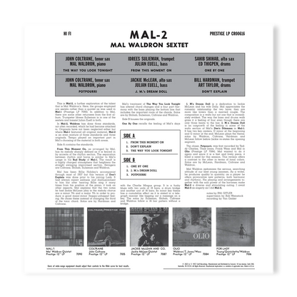 Mal Waldron Sextet - Mal/2 - OJC LP