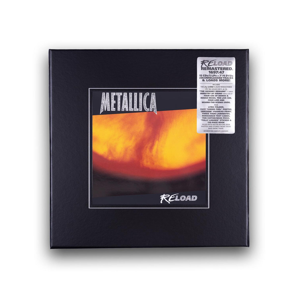 [Pre-Order] Metallica/Reload (Remastered 4LP, 15CD, 4DVD Boxset) [LP]