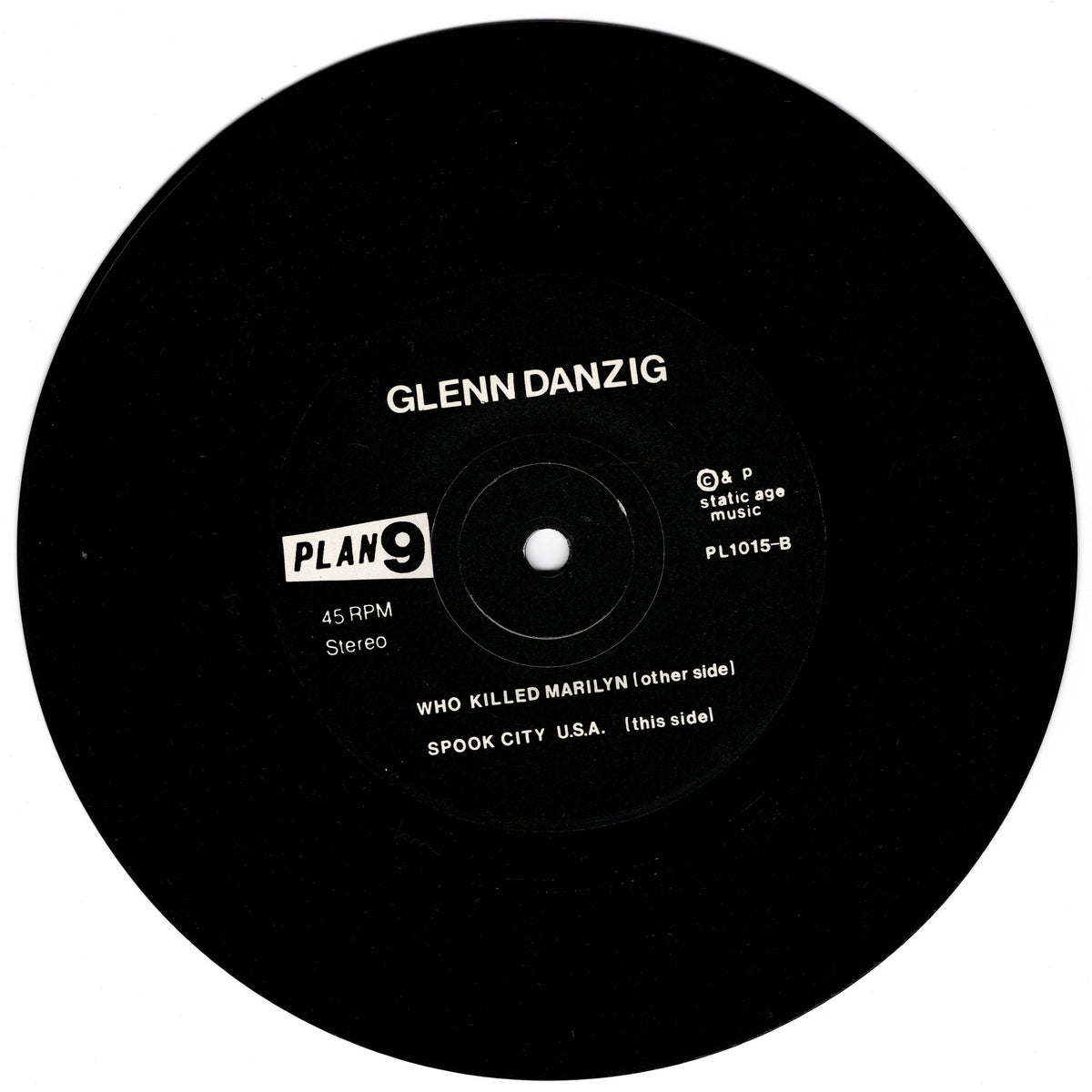 Glenn Danzig - Who Killed Marilyn - 7" 45 rpm