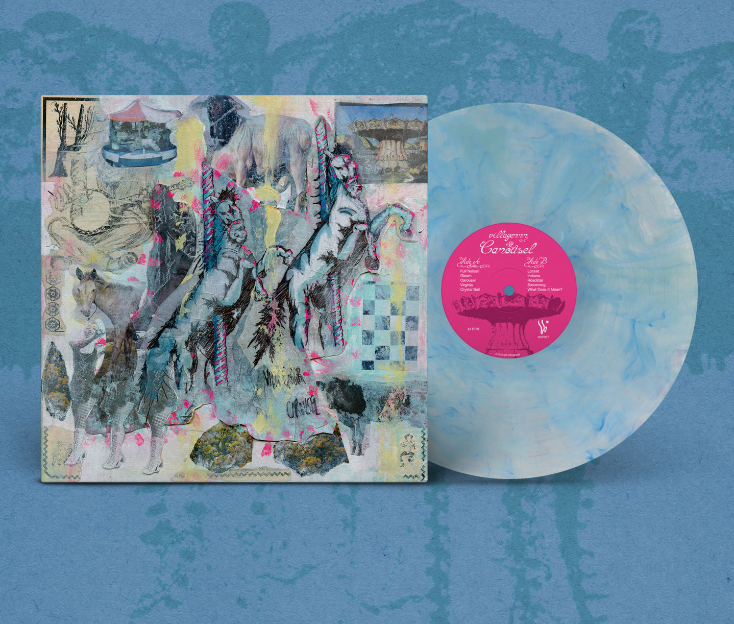 villagerrr "Carousel" LP (Blue Snowcone Vinyl)
