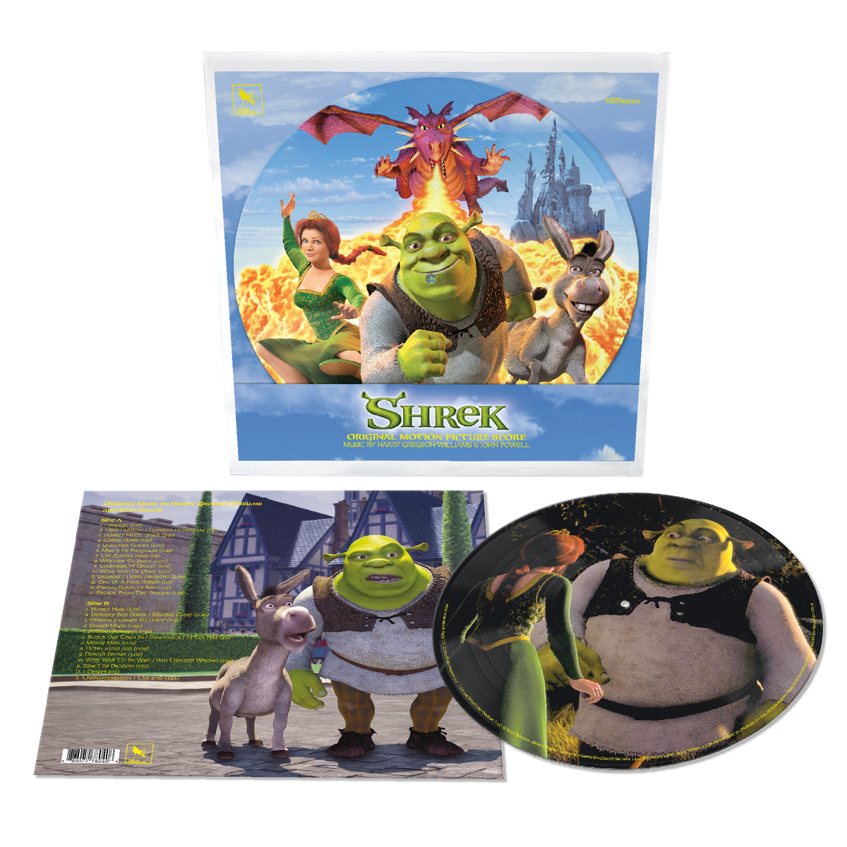 PRE-ORDER: Harry Gregson-Williams/John Powell "Shrek (Original Motion Picture Score)" LP (Picture Disc)