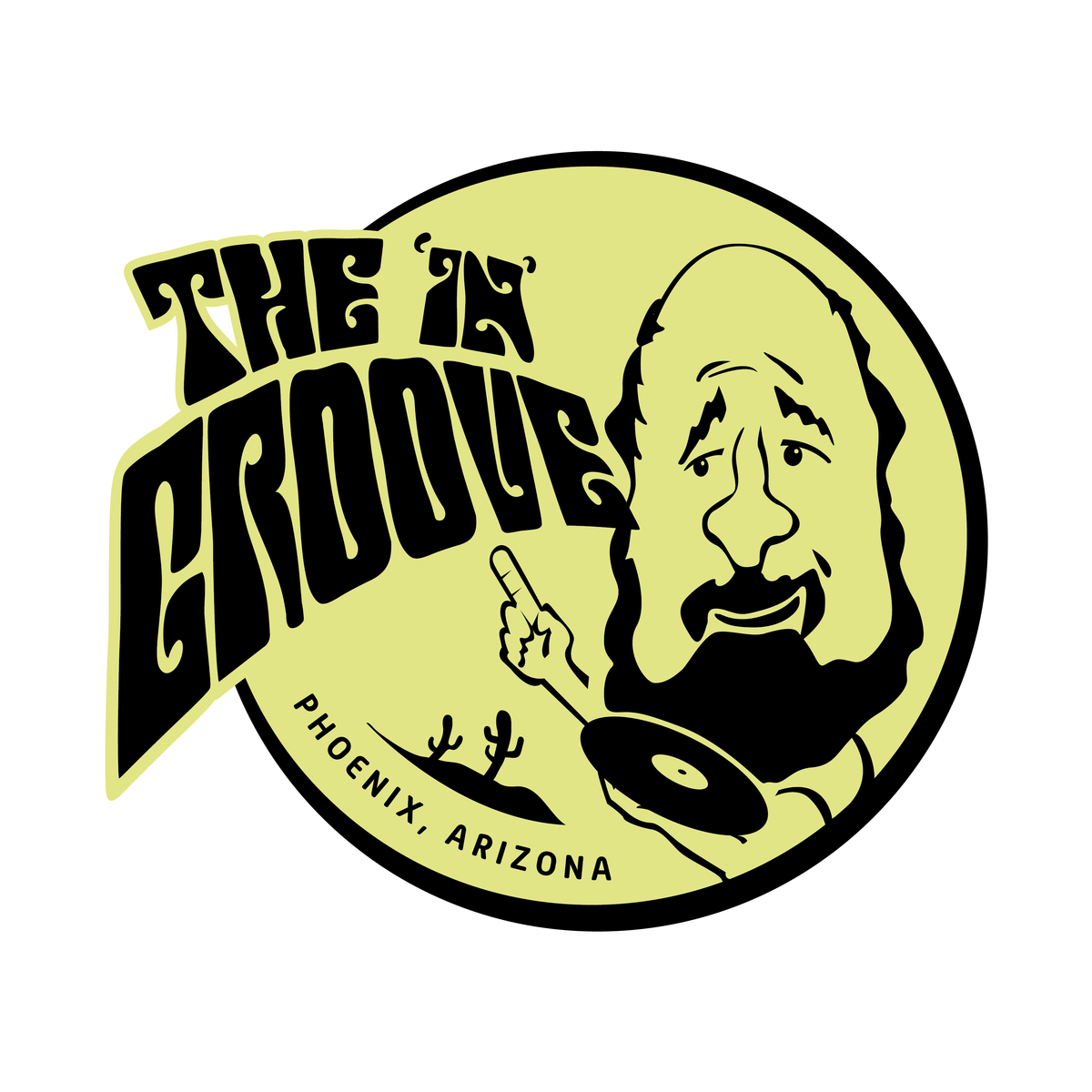 The 'In' Groove Sticker "Mike"