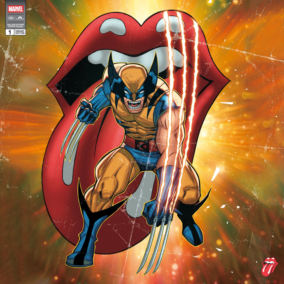 PRE-ORDER: The Rolling Stones "Foreign Tongues (Marvel Collector's Series)" 2xLP (Wolverine Variant + Comic Book)