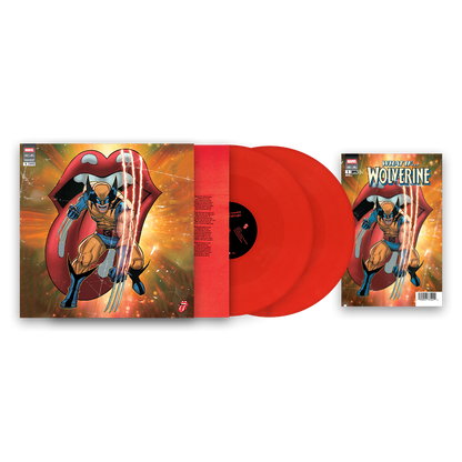 PRE-ORDER: The Rolling Stones "Foreign Tongues (Marvel Collector's Series)" 2xLP (Wolverine Variant + Comic Book)