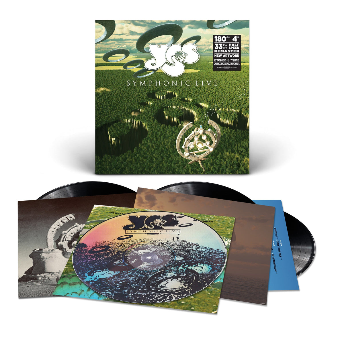 Yes "Symphonic Live" 4xLP Box Set (180g Half-Speed Mastered Vinyl)