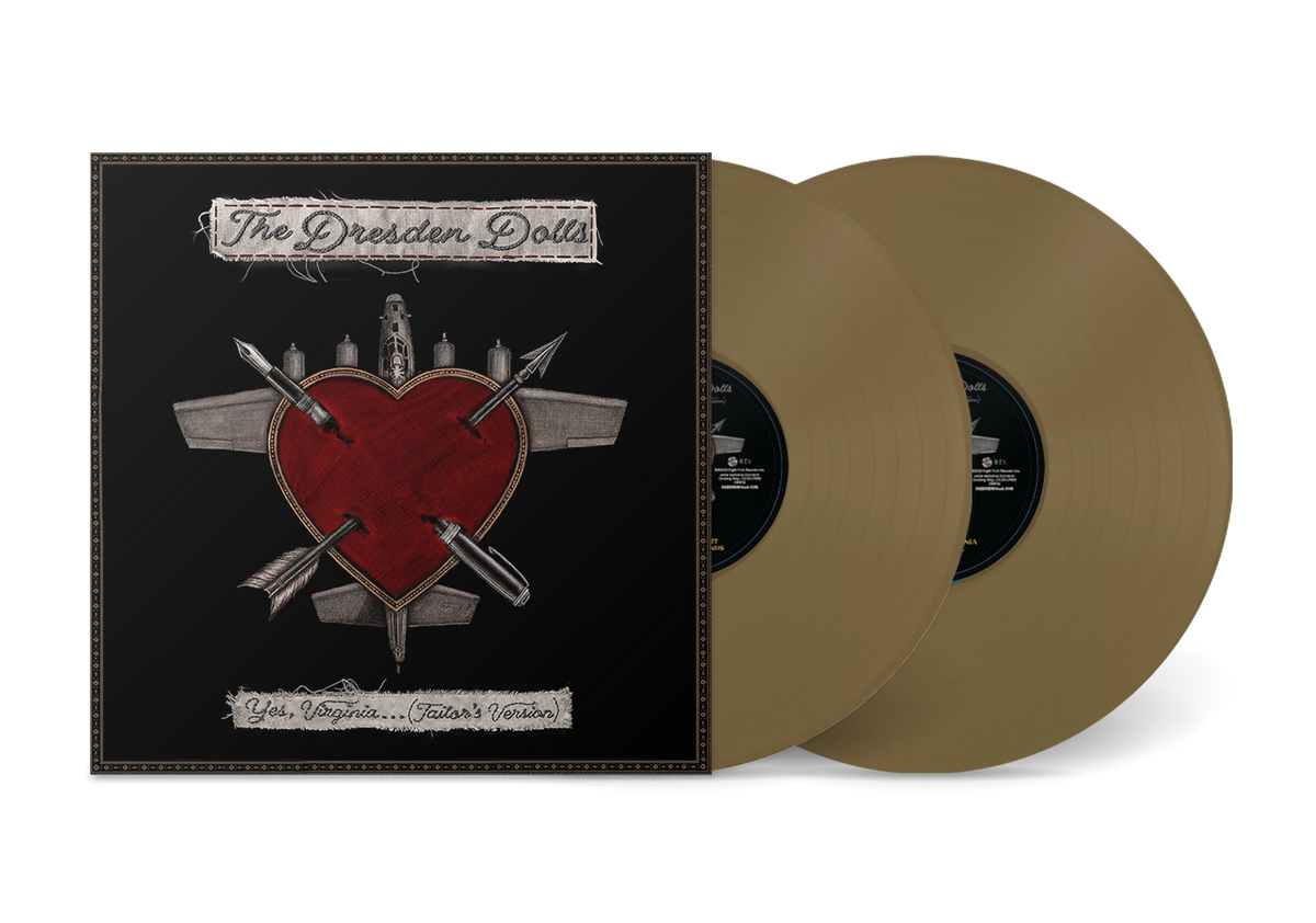 PRE-ORDER: Dresden Dolls "Yes, Virginia...(Tailor's Version)" 2xLP (Gold Vinyl)
