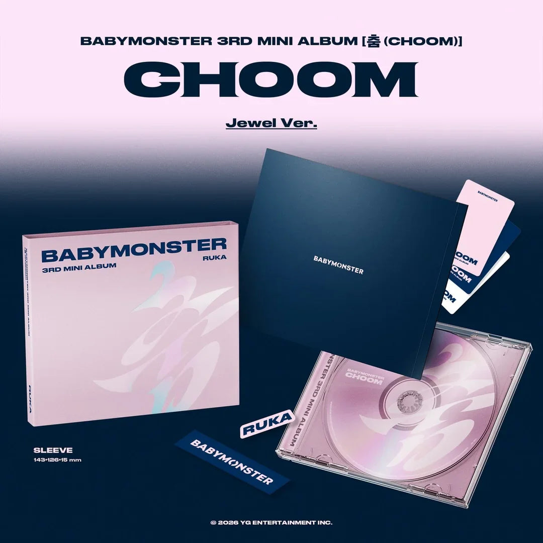 BABYMONSTER "Choom (춤)" CD (Jewel Ver., Pharita Edition)