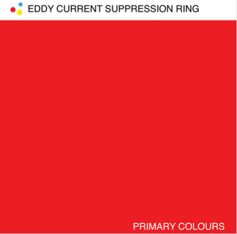Eddy Current Suppression Ring - Primary Colours (Vinyl)