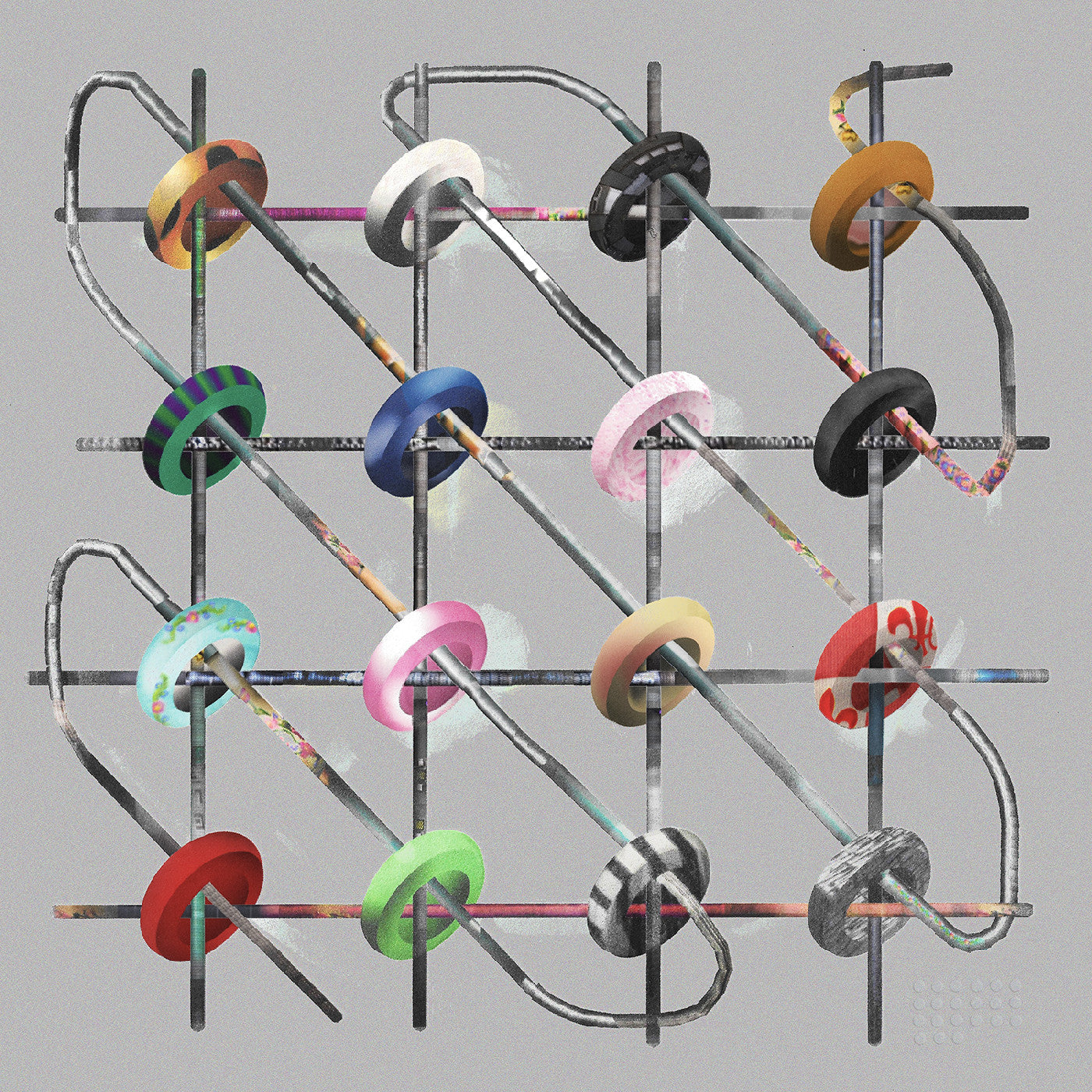 PRE-ORDER: feeble little horse "bitknot" LP (Indie Exclusive Metallic Silver Vinyl)
