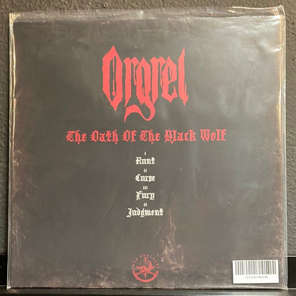 Used Vinyl: Orgrel “The Oath Of The Black Wolf” 12" EP (Clear Vinyl)