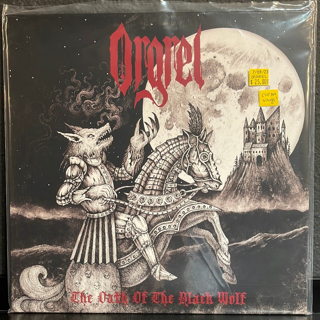 Used Vinyl: Orgrel “The Oath Of The Black Wolf” 12" EP (Clear Vinyl)