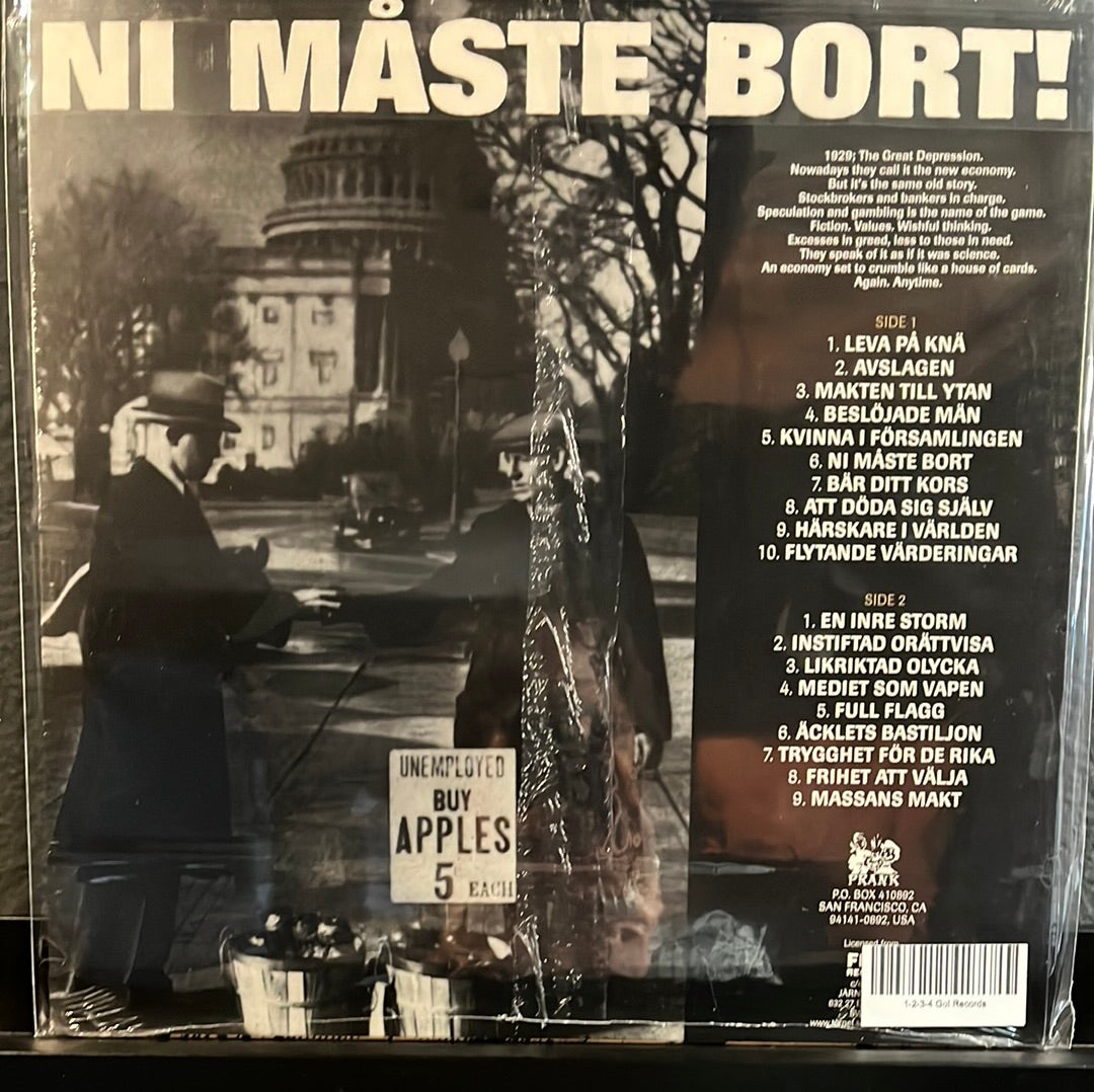 USED VINYL: Totalitar "Ni Måste Bort!" LP (Red Vinyl)