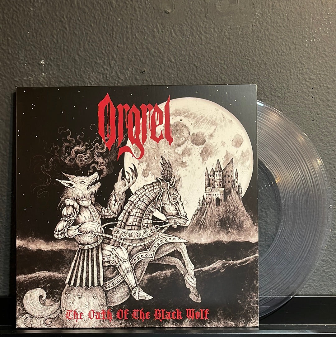 Used Vinyl: Orgrel “The Oath Of The Black Wolf” 12" EP (Clear Vinyl)