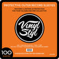 Vinyl Styl - 7 9/16" X 7 5/8" 3 Mil Protective Outer Record Sleeve 100ct