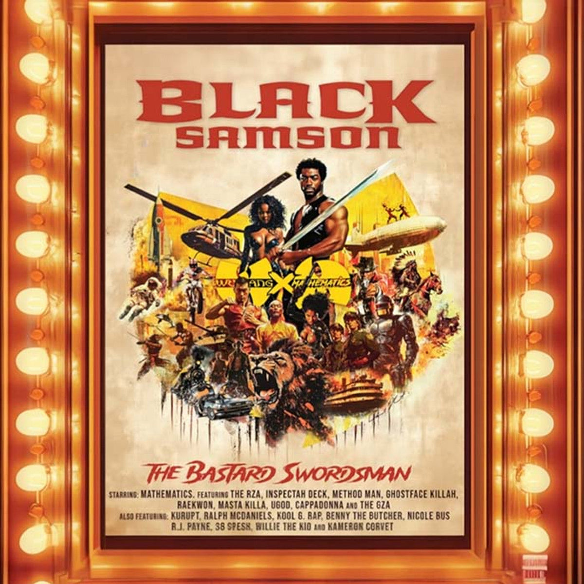 Wu-Tang & Mathematics - Black Samson, The Bastard Swordsman - LP