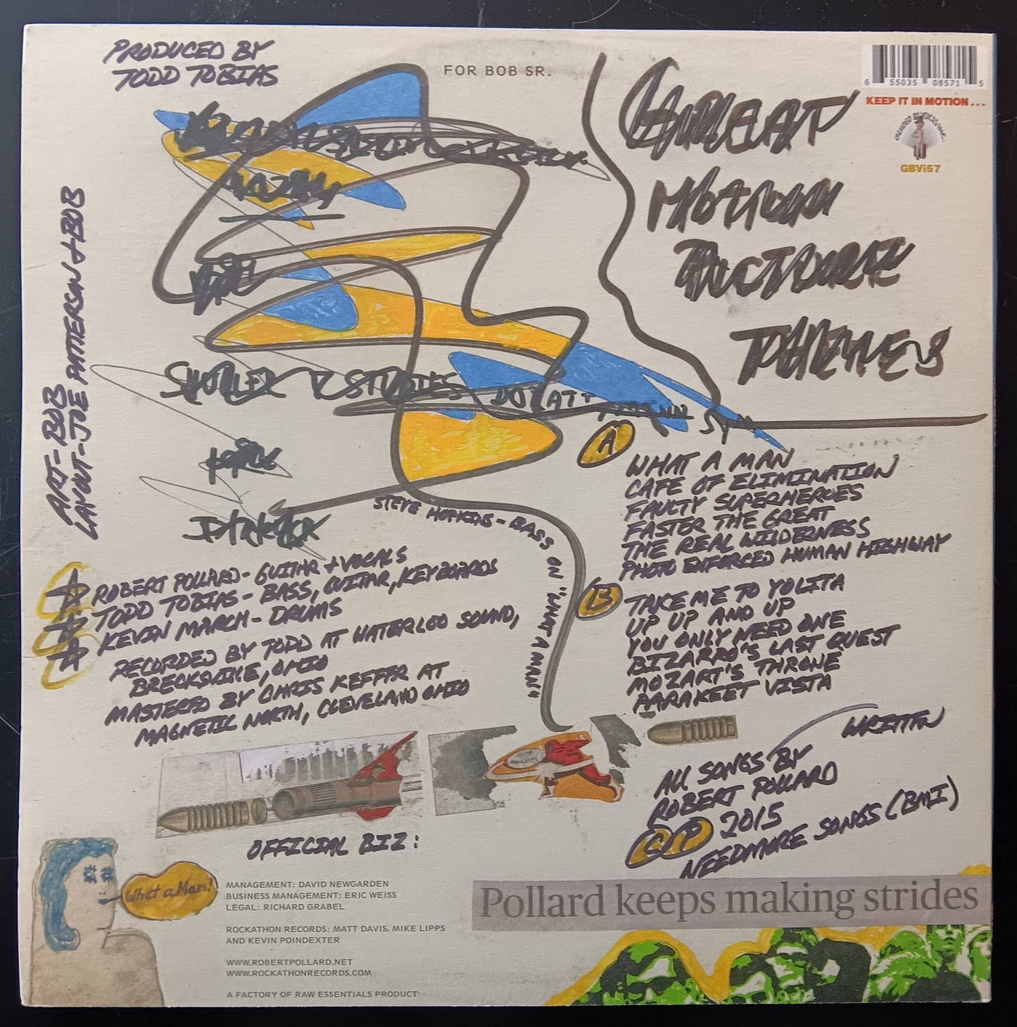 [Used LP] Pollard, Robert / Faulty Superheroes
